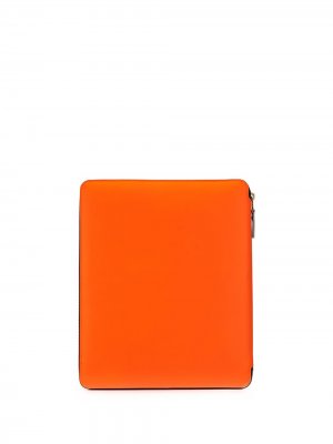 Чехол для ноутбука в стиле колор-блок на молнии Comme Des Garçons Wallet. Цвет: красный