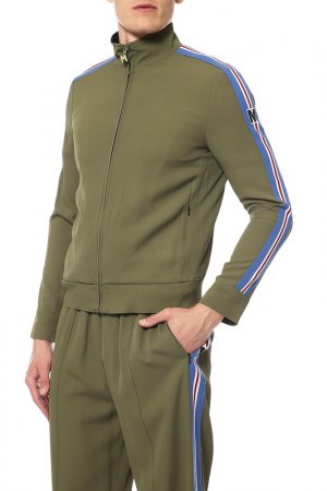 Куртка спортивная MSGM. Цвет: зеленый