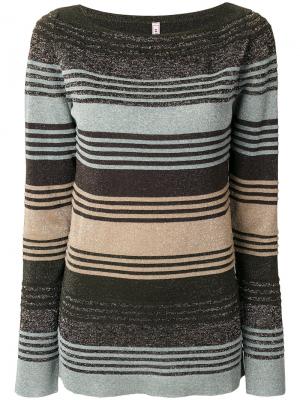 Трикотажный свитер в полоску Antonio Marras. Цвет: многоцветный