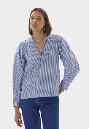 Рубашка Tara Jarmon. Цвет: синий