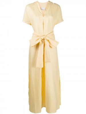 Платье-кафтан Rosetta Lisa Marie Fernandez. Цвет: желтый