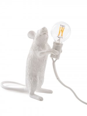 Настольная лампа Mouse Standing Seletti. Цвет: белый