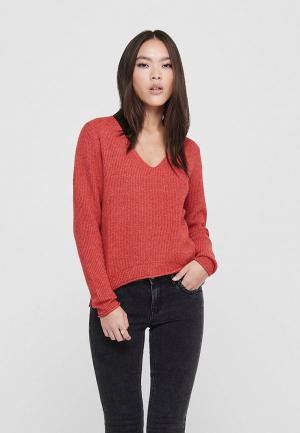 Пуловер Jacqueline de Yong. Цвет: красный