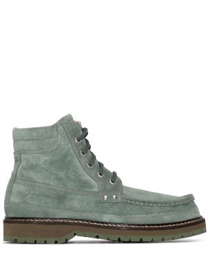 Ботинки Les Chaussures Garrigue Jacquemus. Цвет: зеленый