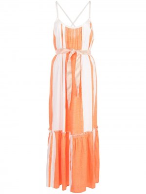 Пляжное платье Zoya lemlem. Цвет: оранжевый