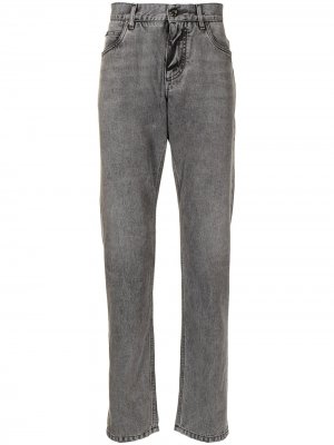 Прямые джинсы свободного кроя Dolce & Gabbana. Цвет: серый