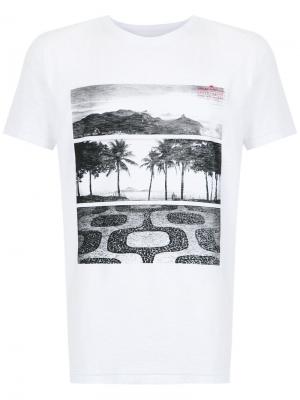 Rio de Janeiro print T-shirt Osklen. Цвет: белый
