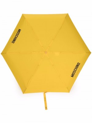Зонт с принтом  Couture Moschino. Цвет: желтый
