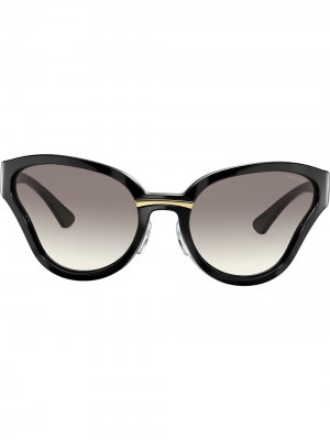 Солнцезащитные очки Catwalk Prada Eyewear. Цвет: черный