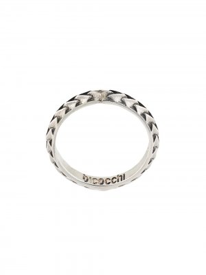 Серебряное цепочное кольцо Emanuele Bicocchi. Цвет: серебристый