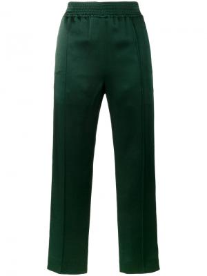 Сатиновые спортивные брюки Haider Ackermann. Цвет: зелёный
