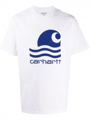 Футболка с логотипом Carhartt WIP. Цвет: белый