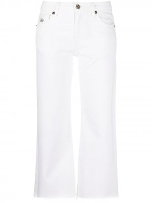 Укороченные джинсы John Richmond. Цвет: белый