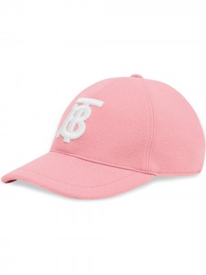 Бейсбольная кепка с монограммой Burberry. Цвет: розовый