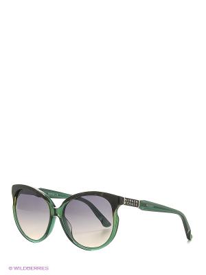 Солнцезащитные очки SK 0081 96P Swarovski. Цвет: зеленый, коричневый