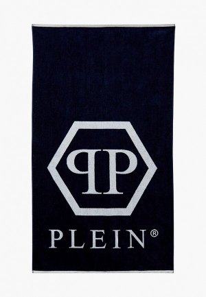Полотенце Philipp Plein. Цвет: синий