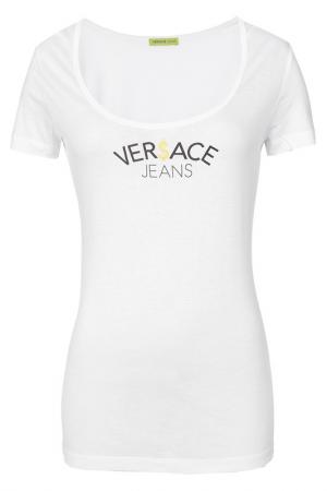 Футболка Versace Jeans Couture. Цвет: белый