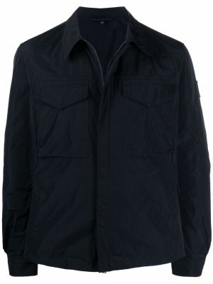 Легкая куртка с нашивкой-логотипом Belstaff. Цвет: черный