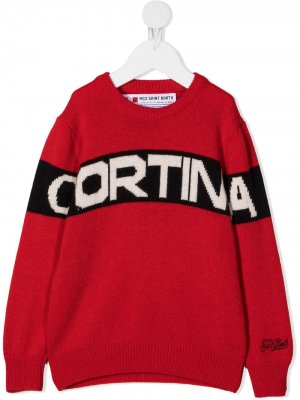 Джемпер Cortina Mc2 Saint Barth Kids. Цвет: красный