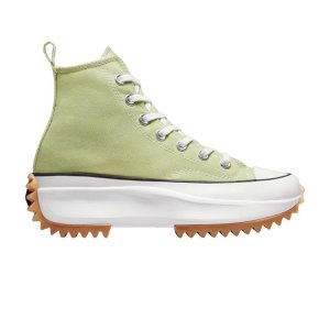 Run Star Hike Platform Высокий сезонный цвет - Оливковые кроссовки унисекс Aura Зеленый Черный Белый A00552C Converse