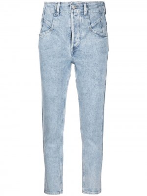 Зауженные джинсы с завышенной талией Isabel Marant. Цвет: синий