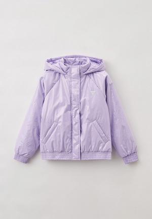 Куртка утепленная Guess. Цвет: фиолетовый