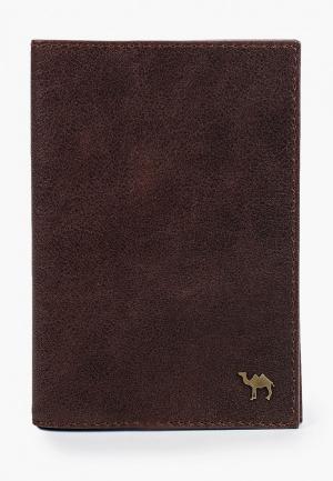 Обложка для паспорта Dimanche. Цвет: коричневый