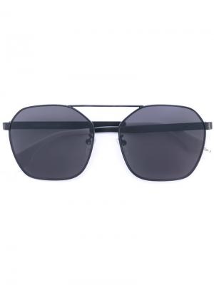Солнцезащитные очки в геометрической оправе Mcq By Alexander Mcqueen Eyewear. Цвет: чёрный