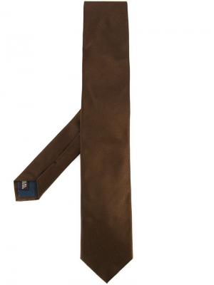 Классический галстук United Arrows. Цвет: коричневый