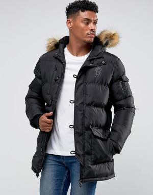 Gym king mega fur parka jacket sale