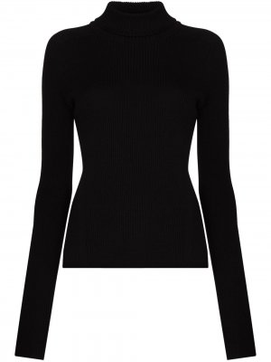 Трикотажный свитер с высоким воротником Reebok x Victoria Beckham. Цвет: черный