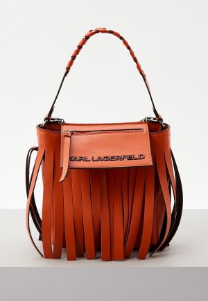 Сумка Karl Lagerfeld. Цвет: оранжевый