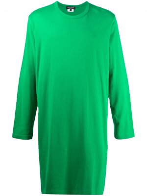 Футболка из джерси с длинными рукавами Comme Des Garçons Homme Plus. Цвет: зеленый