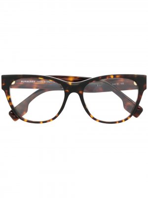 Очки в оправе черепаховой расцветки Burberry Eyewear. Цвет: коричневый