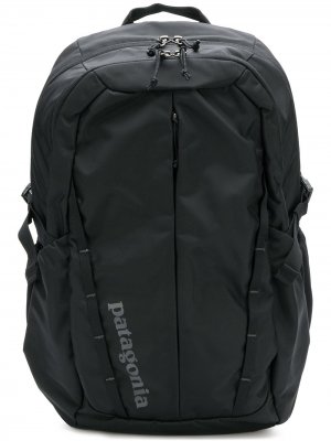 Рюкзак с принтом-логотипом Patagonia. Цвет: черный