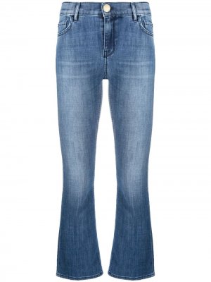 Укороченные расклешенные джинсы Fannie Pinko. Цвет: синий
