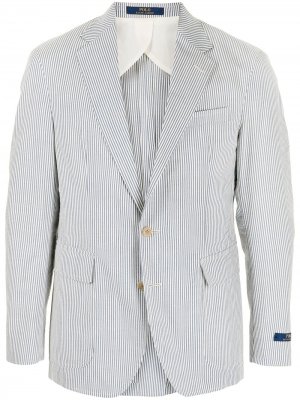 Пиджак в полоску Polo Ralph Lauren. Цвет: синий