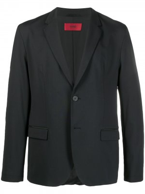 Однобортный пиджак BOSS. Цвет: черный