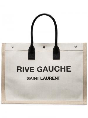 Сумка-тоут Rive Gauche Saint Laurent. Цвет: нейтральные цвета
