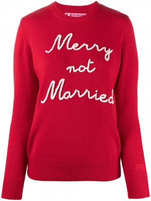 Джемпер Marry Not Married Mc2 Saint Barth. Цвет: красный