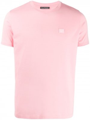 Базовая футболка Acne Studios. Цвет: розовый