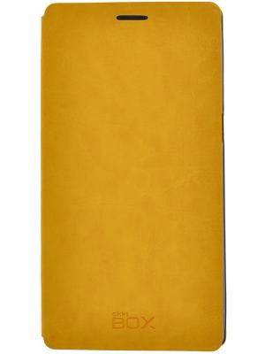 Чехол skinBOX Lux для Lenovo K920. Цвет: желтый