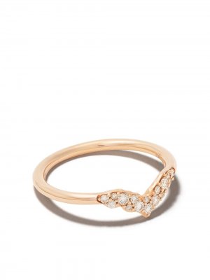 Кольцо Interstellar Axel из розового золота с бриллиантами Astley Clarke. Цвет: розовый