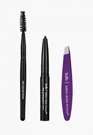 Набор для макияжа бровей Billion Dollar Brows. Цвет: коричневый
