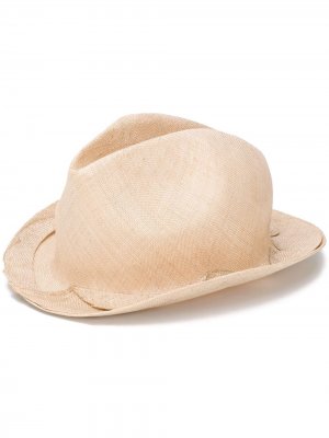Шляпа федора Bonap с фестонами Reinhard Plank. Цвет: нейтральные цвета