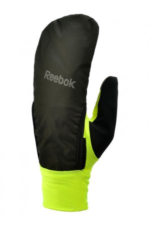 Всепогодные перчатки для бега REEBOK. Цвет: черный