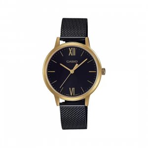 Черные аналоговые женские часы, Black Analog Women s Watch, Casio