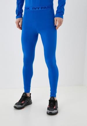 Тайтсы adidas Originals. Цвет: голубой
