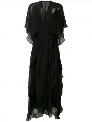 Платье с завязками Eva. Цвет: черный