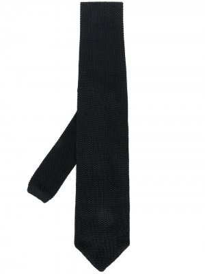 Трикотажный галстук 1990-х годов Gianfranco Ferré Pre-Owned. Цвет: черный